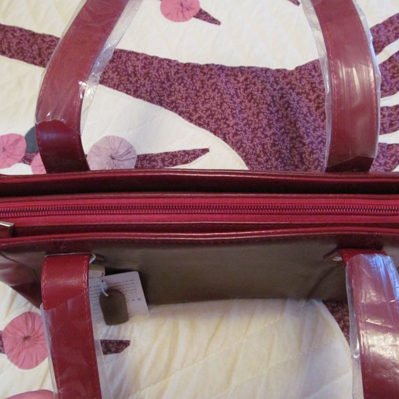 Marco New York Red Leather Bag - Picture 8 of 12